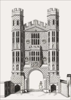 The Holbein Gate, Whitehall, Westminster, London, England, 1750