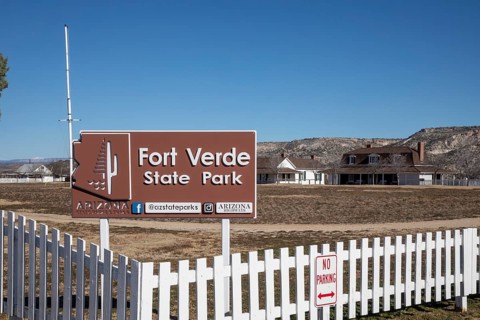 Camp Verde, Arizona - Fort Verde State Historic Park. The fort operated from 1871-1891 during