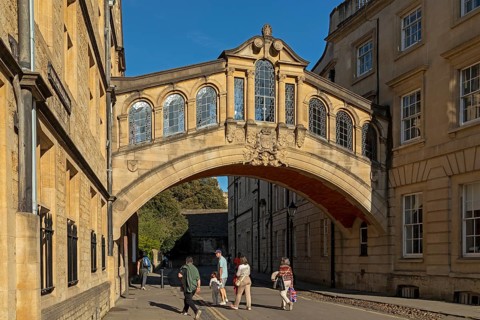 Hertford Bridge, Bridge of Sighs, Oxford, England, Great Britain