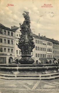 Historical postcard, picture postcard, Zittau, Saxony, Germany, digitally enhanced reproduction of