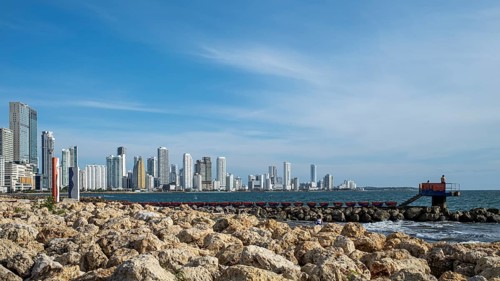 Bocagrande Skyline, Bocagrande, Cartagena, Colombia