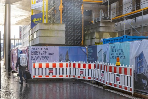 Construction work at Ulm Central Station: Until January 19, 2026, there will be no long-distance