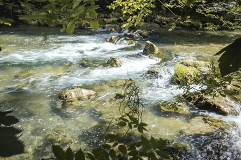 Mangfall near Bruckmühl, district of Miesbach, Upper Bavaria, Bavaria, Germany