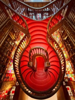 Livraria Lello, the Lello bookstore is one of the most beautiful bookstores in the world, interior