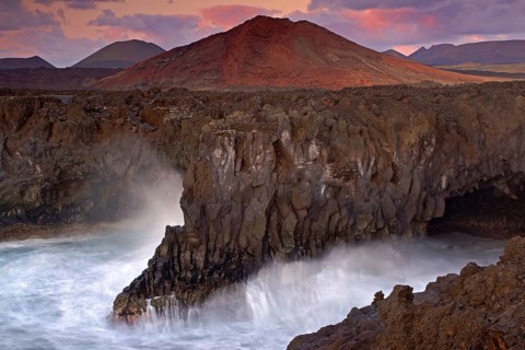 Canary Islands, Lanzarote, Los Hervideros Coast, Lanzarote, Canary Islands, Spain