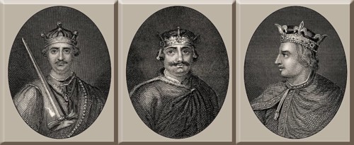 Könige von England, Wilhelm I., Wilhelm II., Heinrich I., 11. und 12. Jahrhundert, Haus der