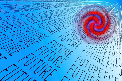 Symbolic picture, future future perspective, swirl, rotation, movement, dynamism, hope,
