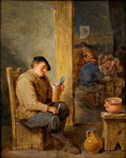 The Empty Jug (1668), painting by David Teniers (baptised 15 December 1610 in Antwerp, died 25