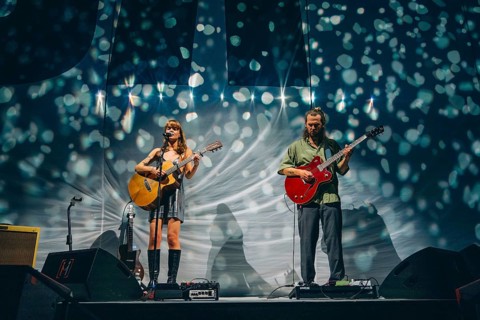 Lotte as support at Clueso Deja-Vu Tour concert at the Uber Arena in Berlin on 21.03.2026