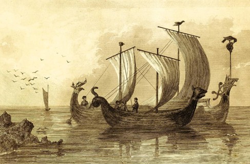 Sailing ships of the Anglo-Saxon period, Anglo-Saxons, shipping, sea, transport, traffic, sails