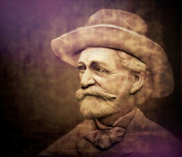 Giuseppe Verdi, 1813 – 1901, Italian opera composer, digitally edited