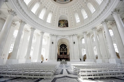 Interior view, St Blasien Cathedral, St. Blasien, Black Forest, Southern Black Forest,
