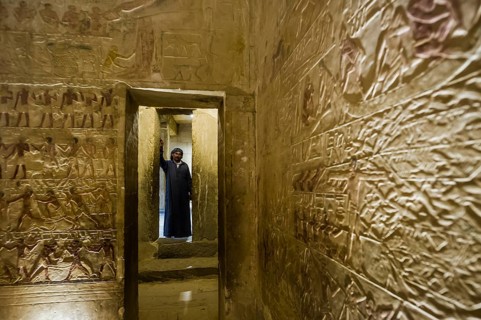 Tomb of Ptahhotep, Sakkara, Saqqara, UNESCO World Heritage Site, Memphis, Cairo, Egypt