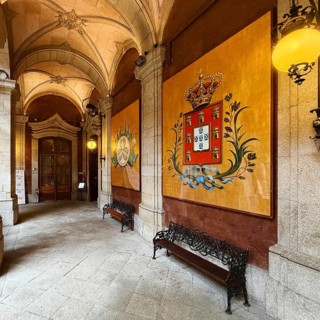 Palácio da Bolsa, neoclassical style stock exchange, UNESCO World Heritage Site, old town, Porto,