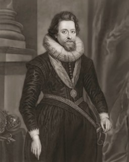 James VI and I, James Charles Stuart, 1566 – 1625, King of England, Scotland and Ireland, digitally