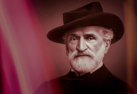 Giuseppe Fortunino Francesco Verdi, 1813 – 1901, Italian composer, digitally edited after a