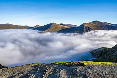 Snowdon Massif, Snowdon Range, Snowdonia, North Wales, UK