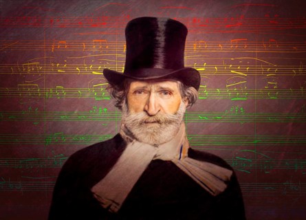Giuseppe Verdi, 1813 – 1901, Italian opera composer, autograph notesheet from Don Carlos, digitally