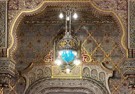 Salao Arabe, Arab salon in Palácio da Bolsa, detail, neoclassical style stock exchange, UNESCO