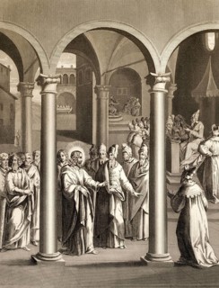 Jesus teachings of the Scribes and Pharisees, New Testament, steel engraving 1853, digitally
