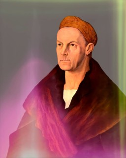 Portrait of Jakob Fugger, 1459, 1525, German businessman, digitally edited according to a painting