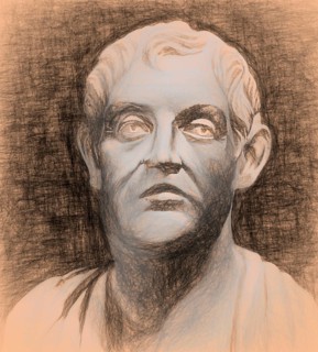Aristotle, 384-322 BC, ancient Greek philosopher and scientist, digitally altered