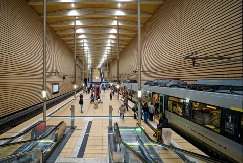 S-Bahn station, Markt stop, S-Bahn, marketplace, public transport, public transport, interior view,