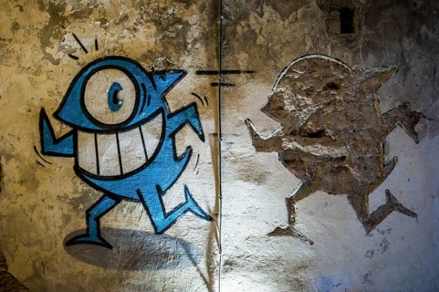 Street art, graffiti, MAUSA VAUBAN, Museum of Urban Art and Street Art, Vauban Fortress