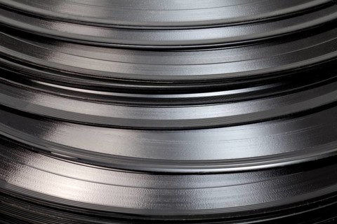 Old vinyl records