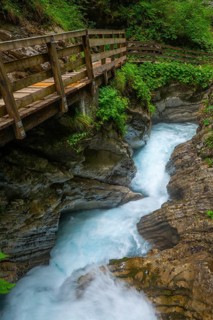 Magical Wimbach Gorge in Ramsau in Berchtesgadener Land