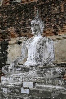Buddha statue in Wat Yai Chai Mongkhon, Buddhist temple, Ayutthaya, Ayutthaya province, Thailand