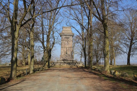 Bismarck Tower built in 1902, Sargenroth, Hunsrück, Rhineland-Palatinate, Germany