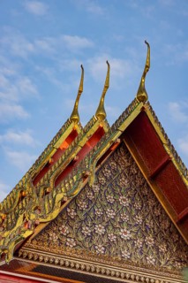 Wat Pho Temple is Bangkok's oldest Buddhist monastery near the Grand Palace. Bangkok, Thailand