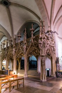 Interior view, St. Stephen's Cathedral, Breisach am Rhein, Kaiserstuhl, Breisgau,