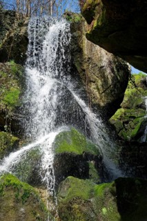 Lichtenhainer Wasserfall, hiking destination, tourist attraction, Kirnitzschtal, Elbe Sandstone