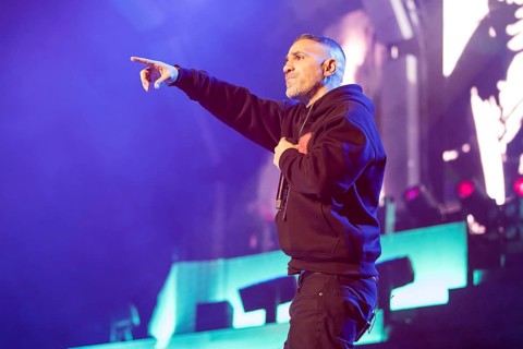 Bushido (real name: Anis Mohamed Youssef Ferchichi) live on Alles wird gut - Tour 2026 at the Uber