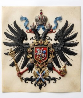 Coat of arms of the Russian Empire, Russia, coat of arms, small coat of arms, double-headed eagle,