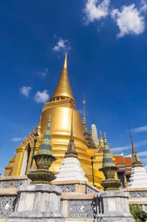 Wat Phra Kaeo, Temple of the Emerald Buddha. Bangkok, Thailand