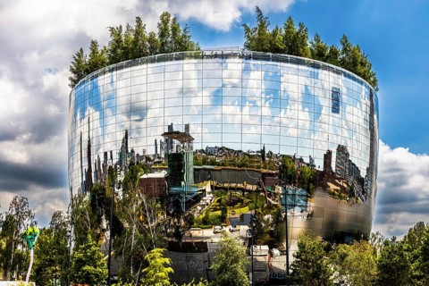 Boijmans Van Beuningen mirrored depot, The Bowl, world's first publicly accessible art depot,