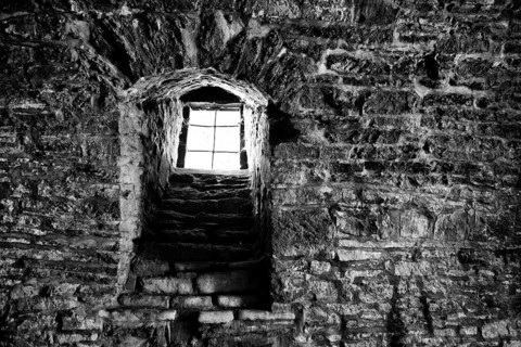 A cellar of an old castle, Germany