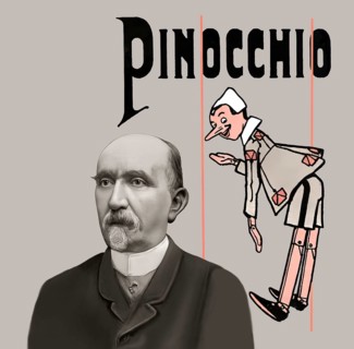 Carlo Lorenzini, 1826 – 1890, better known by the pen name Carlo Collodi, Italian author,