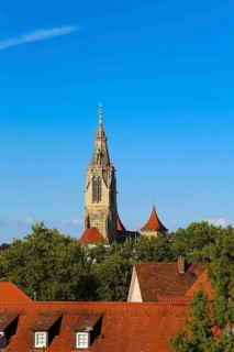 St Mary's Church Reutlingen, sacred building built from 1247 to 1343, cultural monument, Gothic