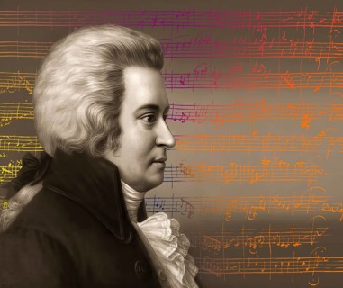 Wolfgang Amadeus Mozart, 1756 – 1791, composer of classical music, First Viennese School, notesheet