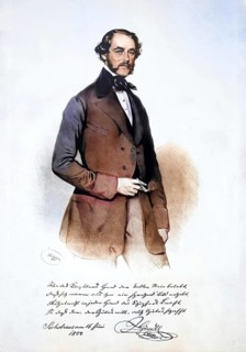 Josef Haerdtl (1821-1884), k. k. civil servant, Historical, digitally restored reproduction from a