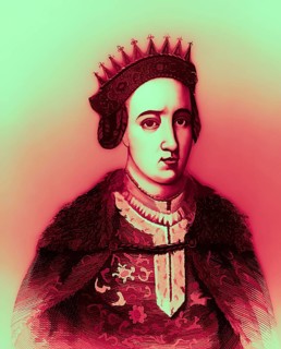 Margaret I, Margrete Valdemarsdatter, 1353 – 1412, ruler of Denmark, Norway and Sweden, digitally