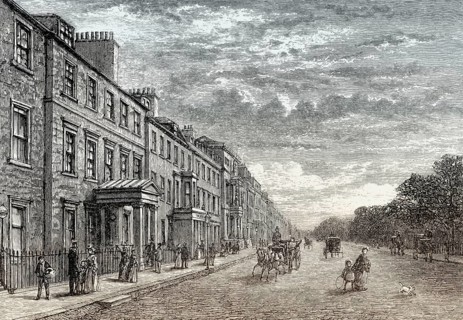 Queen Street, Edinburgh, Scotland, 19th century