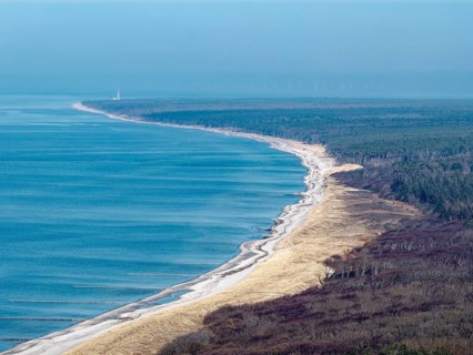 Darßer Ort lighthouse in the Western Pomeranian Lagoon Area National Park. Prerow,