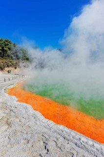 Champagne pool, Waiotapu Thermal Park, Waiotapu, Rotorua, Bay of Plenty, North Island, New Zealand