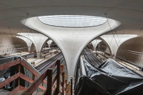 Open construction days at the new main train station. For three days, visitors can find out about