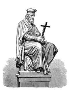 Jan Hus, around 1370, 6 July 1415, also known as Johannes Huss, was a Bohemian Christian
